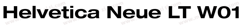 Helvetica Neue LT W01 75 Bold字体转换